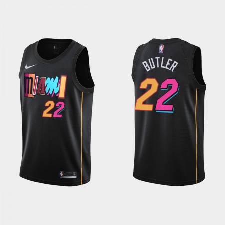 Maglia NBA Miami Heat Jimmy Butler 22 Nike 2021-22 City Edition Swingman - Uomo